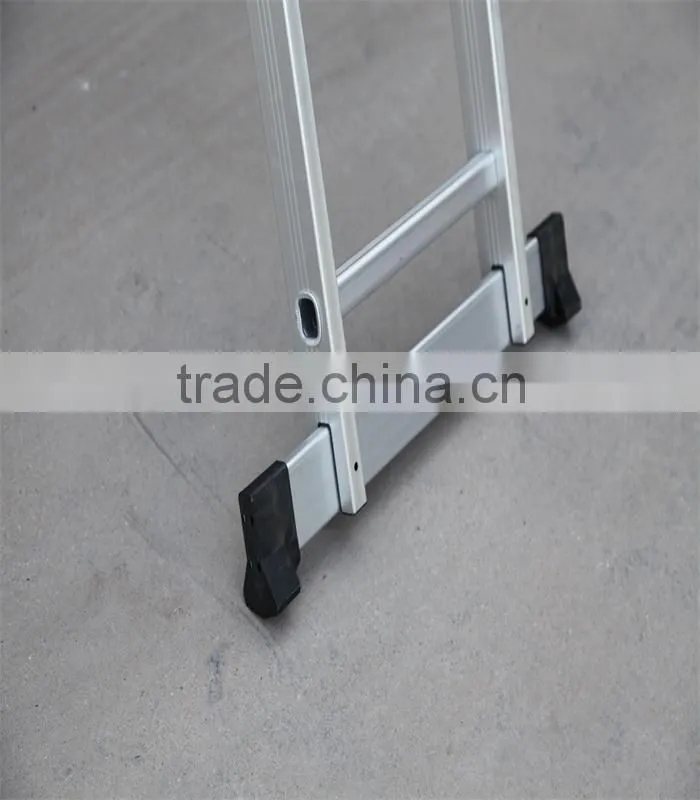 Flexible aluminium compact folding telescopic extension step ladder AY-105