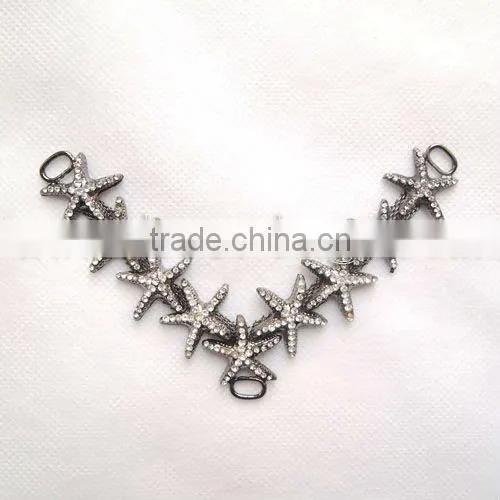 new design little star shinning rhinestone buckle for lady bags and clothes