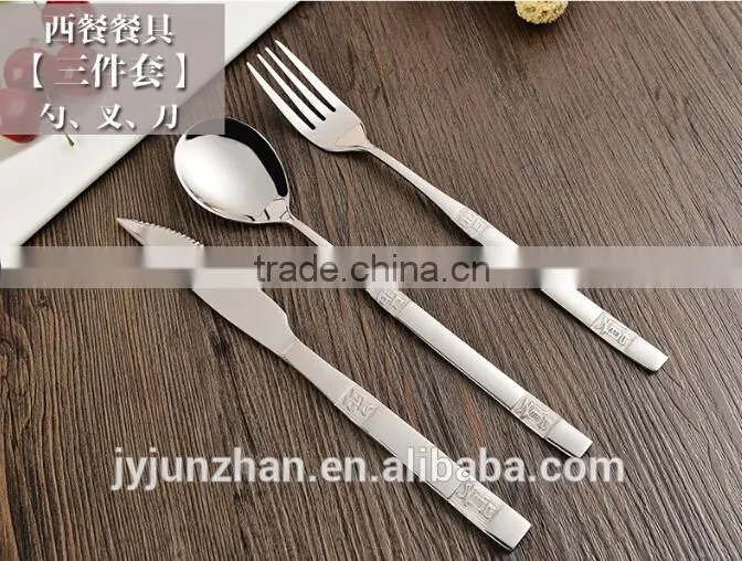 Korean stainless steel steak knife with high mirror polish and low price
