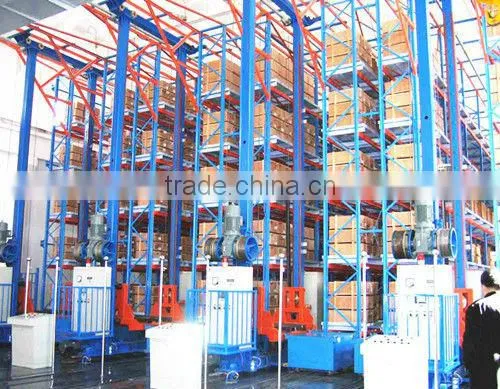 Automatic warehouse rack system shelf