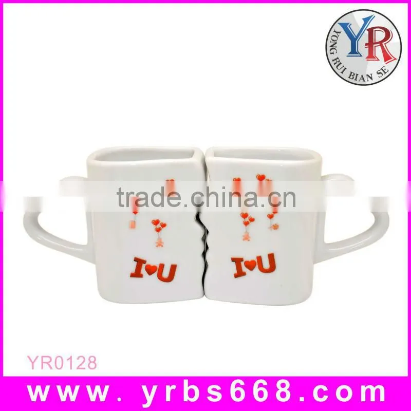 Red Couple Lovers Gift Color Changing Mug Factory Shenzhen