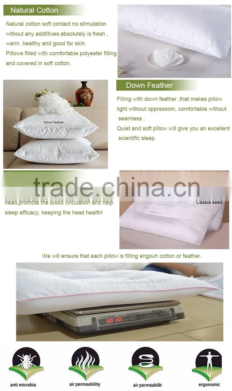 Polyester Fiber Fill Hotel Pillow Pet