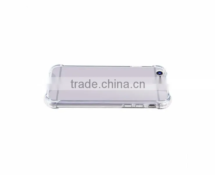 Pc Bumper Soft Clear Transparent tpu Mobile phone case For Apple Iphone 6 6 Plus