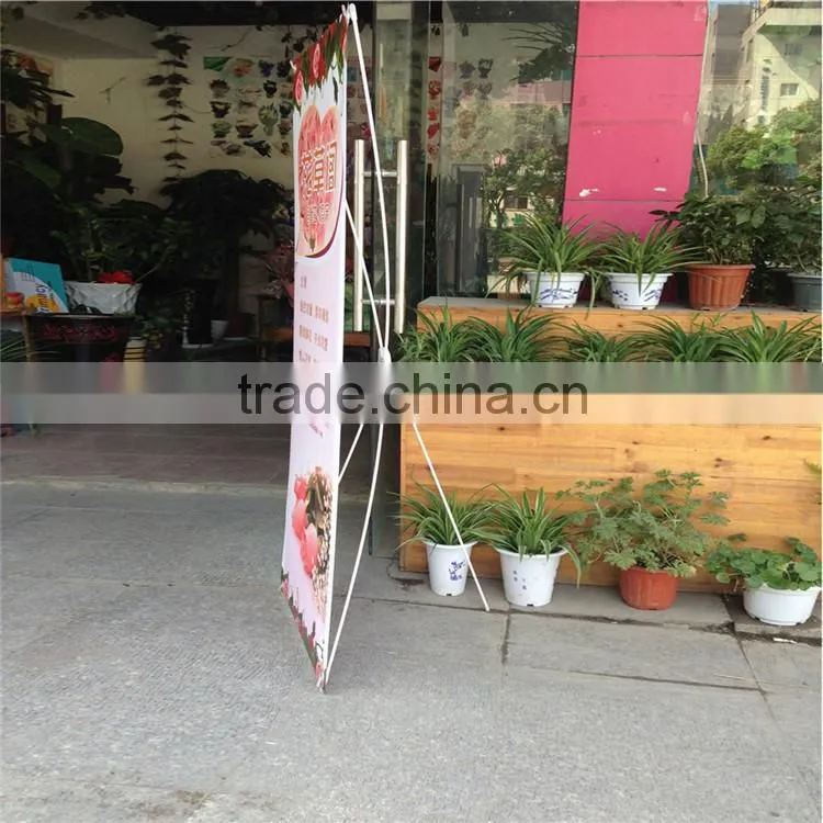plastic black x banner stand