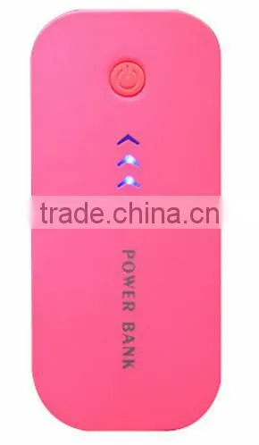 Colorful power bank external battery 4400mAh