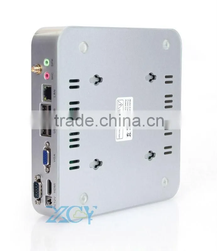 powerfull PC thin client pc wifi Mini pc Mini ITX Case X-24X 2G ram 500gb hdd support Image scanner