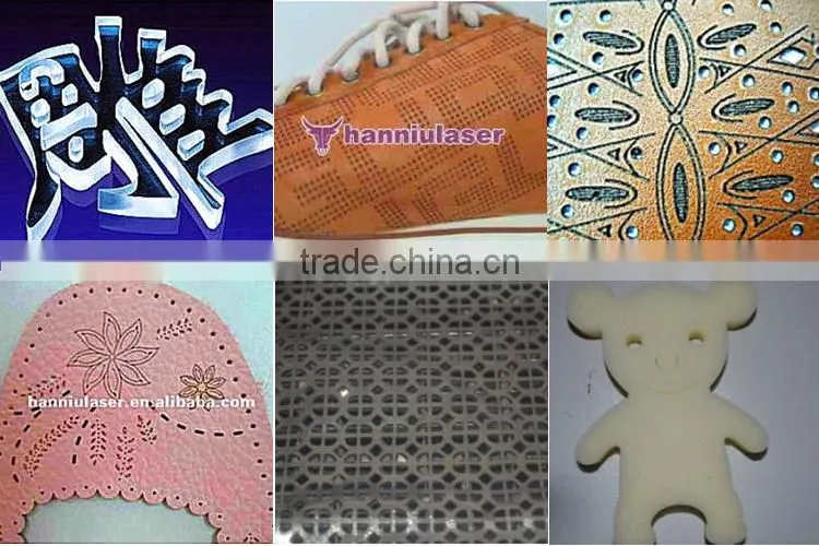 Hanniu large wooden shoes laser engraving and cutting machine with CE