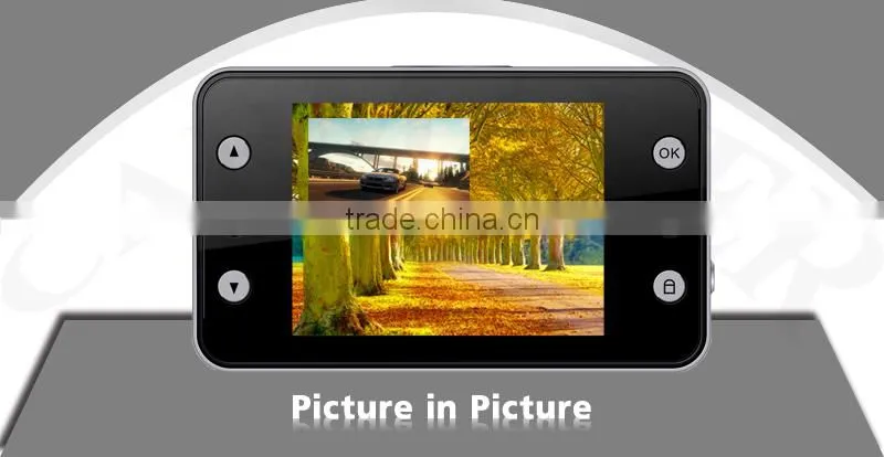2014 Carmaxer OEM PIP HD Dual Camera car dvr black box x5