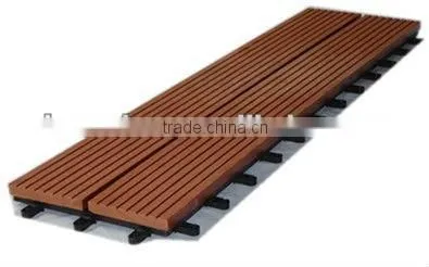 high quality outdoor wpc DIY decking 300mm*300mmClip Free