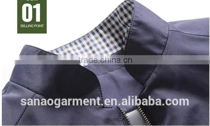 2015 spring high quality business style fashion men's jacket