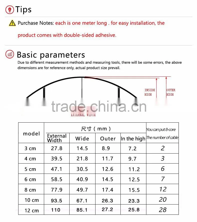 ISO Aluminum alloy wire protection trunking for flooring high quality China Supplier
