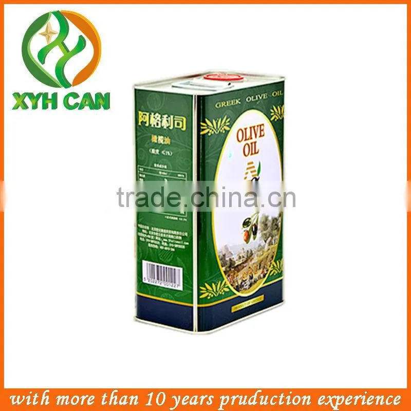 good grade oval extra virgin olive oil tin can
