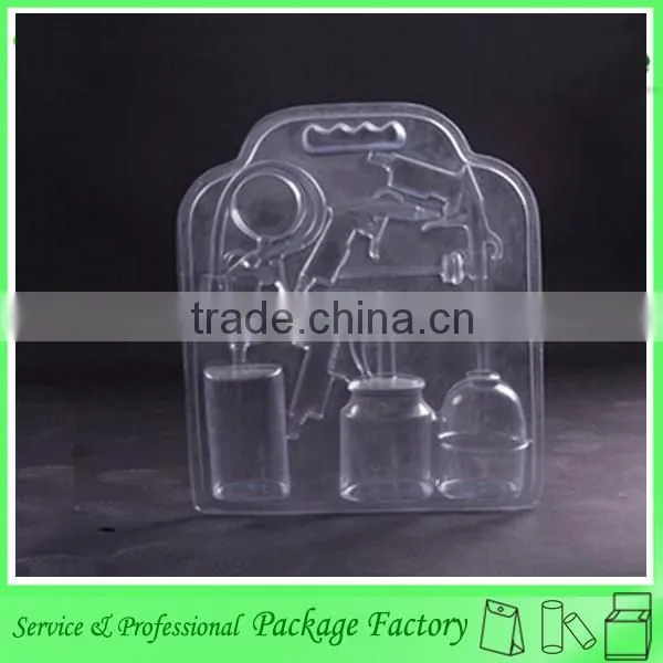 Customized plastic toy blister packaging box for mask