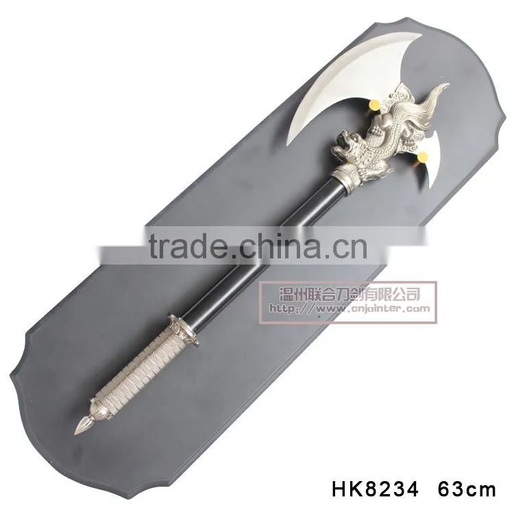 Wholesale dragon axe decorative swords HK8234