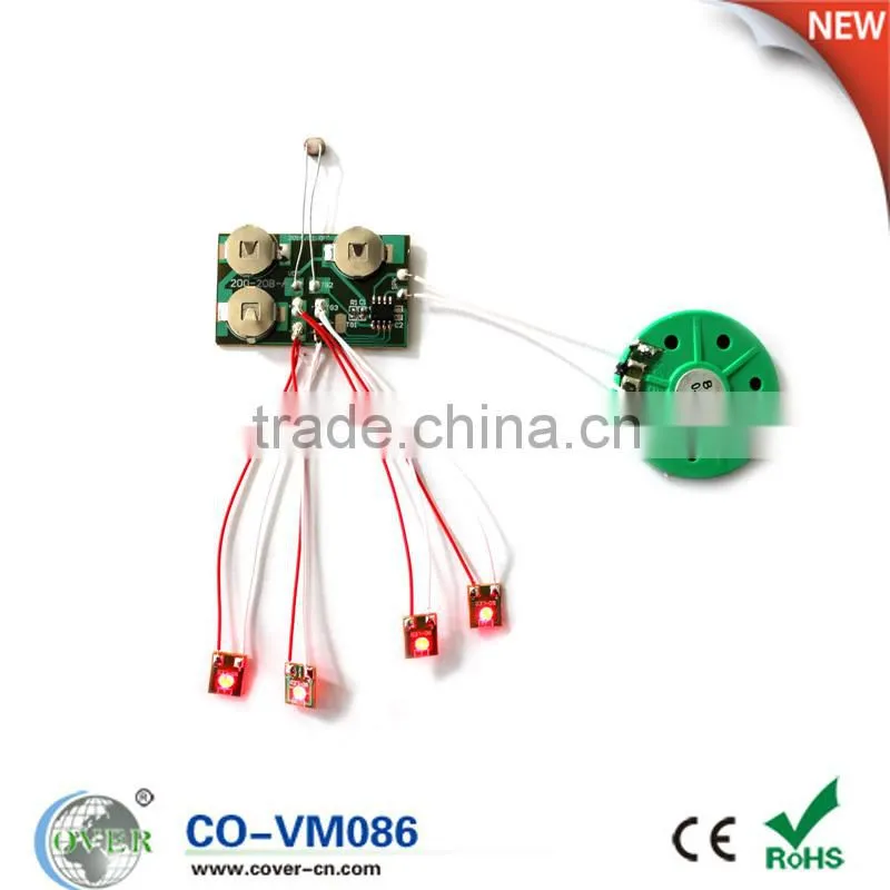 Recordable sound module for greeting cards/ Birthday card/ Business card