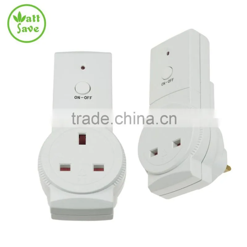 4+1 wireless UK plug remote control socekt switch
