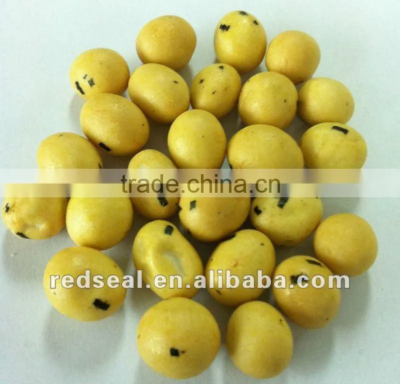 Kosher wasabi flavor coated green peas