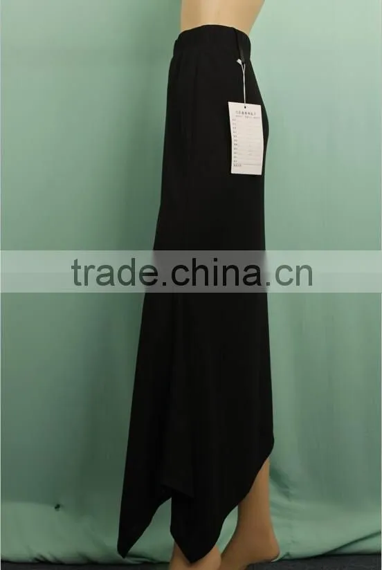 2016 S/S new pattern side long arabic style skirt solid maxi skirt