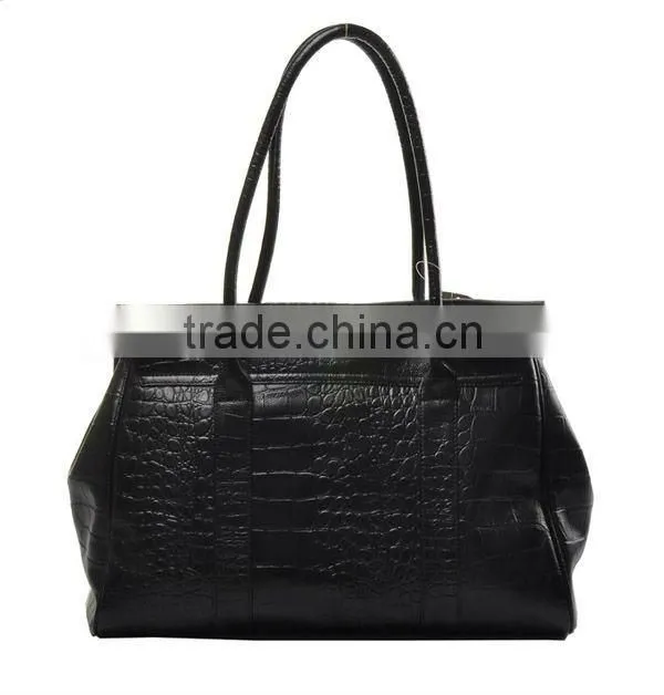 New Fashion 2012! Lady Europe Style CROCO Leather Handbag!