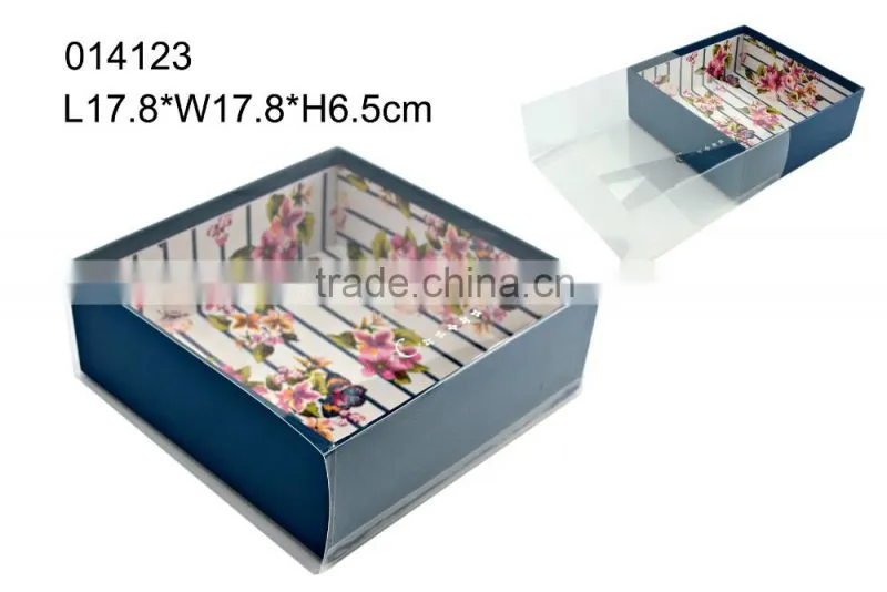 PU leather with Mirror Handle Jewelry Box