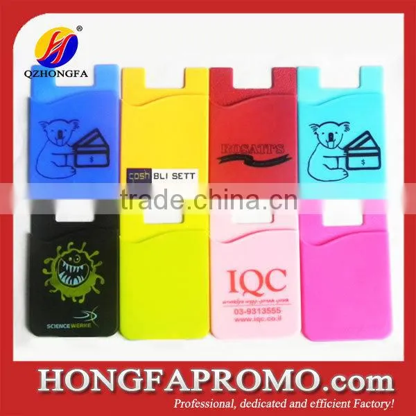Hand 3MM Sticker Silicone Phone Card Pouch