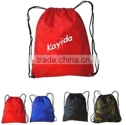 Customized logo Printed fast dry drawstring bag