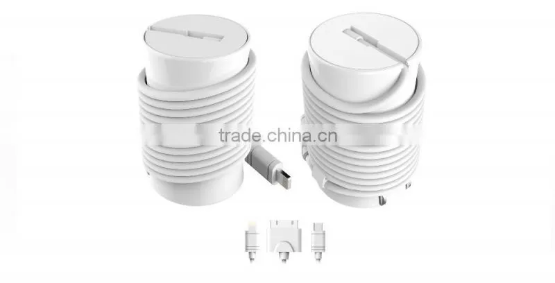 emergency 5V/2.4A portable mobile phone AC charger