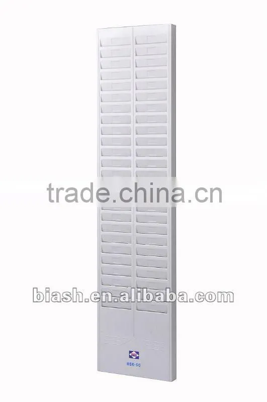 50 slot plastic card rack