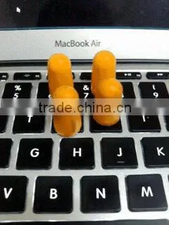 PU Earplugs with Aluminiuml Alloy Container and Ball Ring Promotional Gift