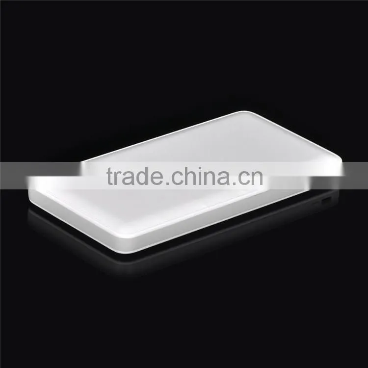 2016 new hot selling design real capacity leather 10000mah oem power bank factory
