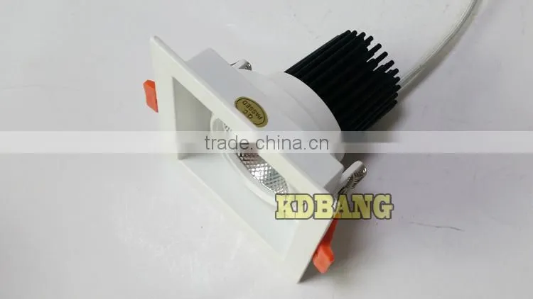 Taiwan Epistar ceramic chip 10w cob recess downlight led