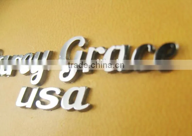 3d metal letter logo