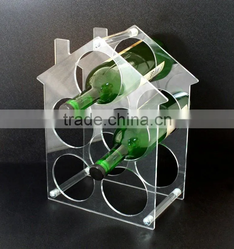 Tree Shaped Stackable Wine Bottle Display Holder Rack