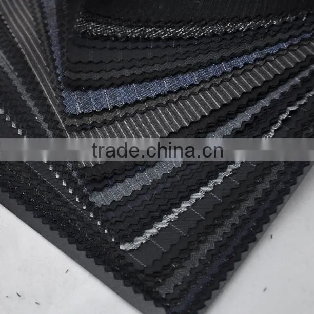 2015 stripe fabric stock lot for men's jacketing