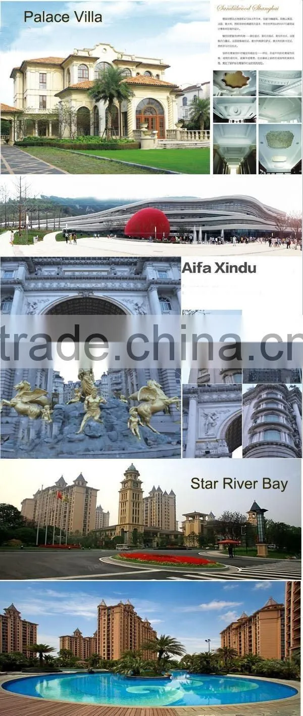 2015 High Quality Waterproof Decorative GRC Aquarius moulding