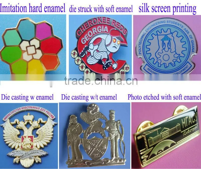 Christmas LED badge, Flash Light Badge, Soft Enamel Lapel Pin
