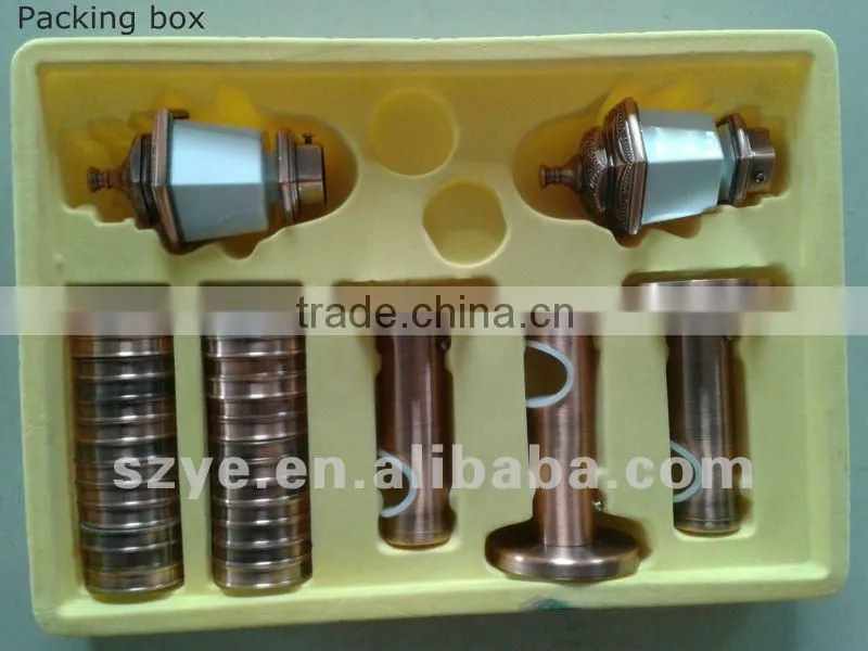Curtain accessories AC copper iron single curtain rods bracket and hardware