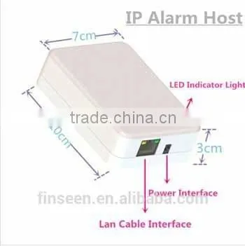 Intelligent auto burglar alarm with infrared pir detector based on ip cloud