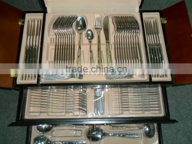 New style stainless steel cutlery sets as wedding gifts cutlery stainless steel tableware sets