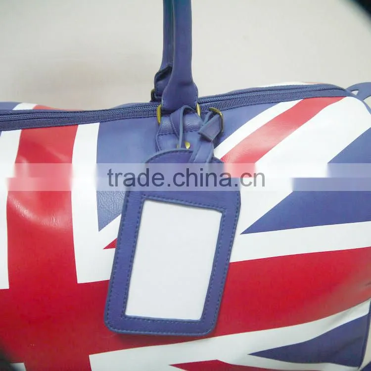 Dongguan promotion travel bag new design tote bags large capacity leathe bag