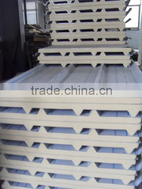 Aluminum PU roof sandwich panel