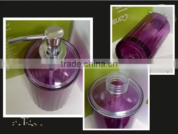 Hot selling promotional plastic bathroom sets