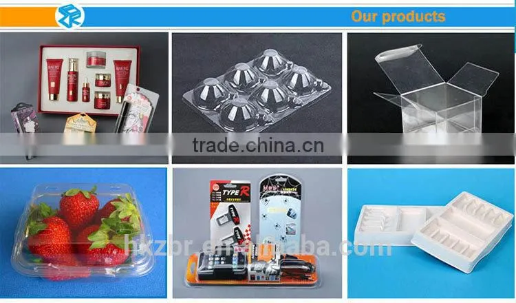 Luxury small clear plastic candle packaging boxes