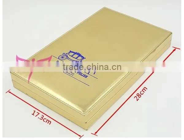 Rose color 162 space PU leather Nail Art Salon Color Chart Nail Gel Polish Display Book