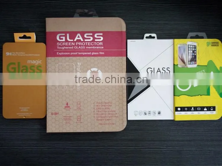 2015 newest 9h hardness tempered glass for iphone 6 3D curved edge full cover screen protector