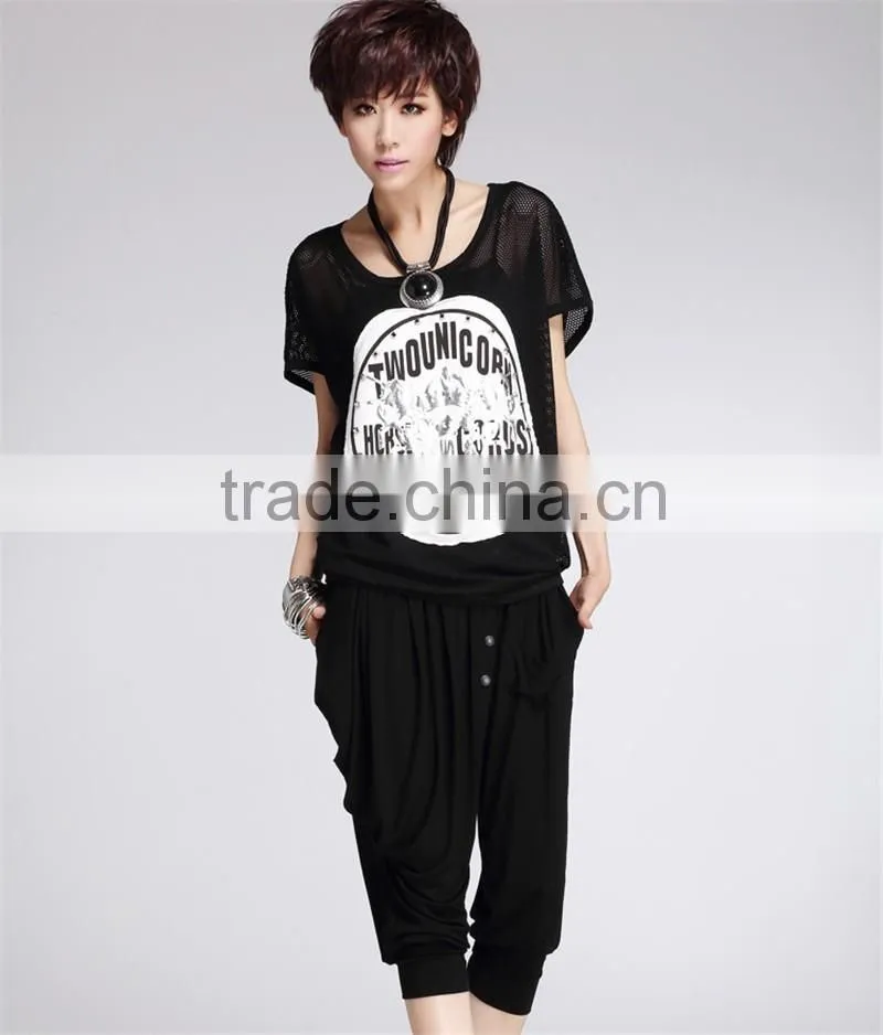 Fashion Womens Mesh Loose Blouse Tops Delicate Print Short Sleeve Summer Tee Shirts tshirts
