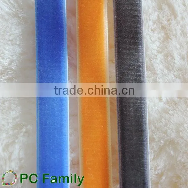 100% Nylon Velvet Ribbon without elastic