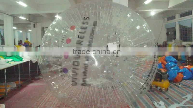 Customized mini zorb ball , adult body zorb ball with factory price