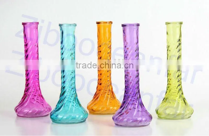 Twill Bud Colorful Glass Vase