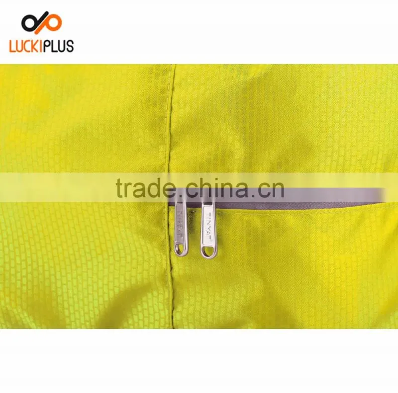 Luckiplus Foldable Travel Duffel Bag Luggage Sports Gym Water Resistant Nylon Yellow